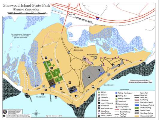 Introduction &amp; Maps - The Friends of Sherwood Island State Park, Westport CT